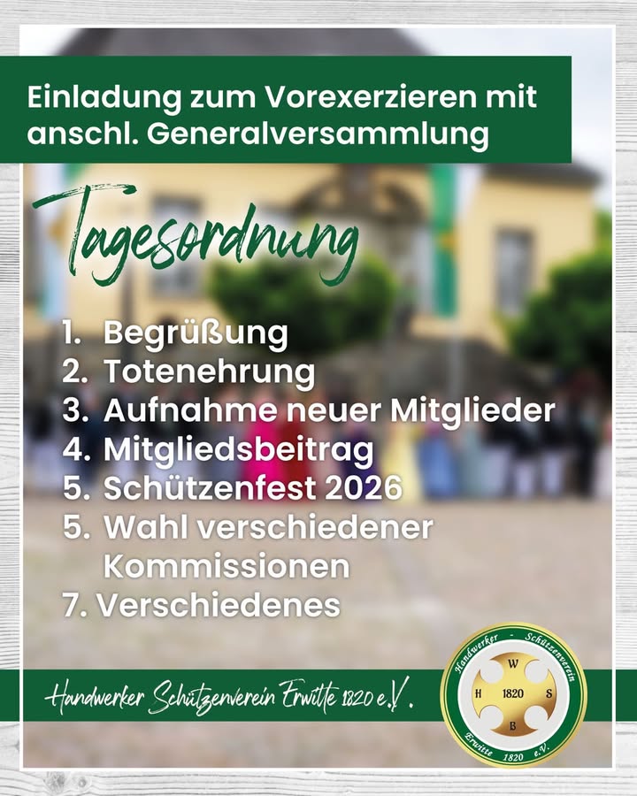 Handwerker - Schützenverein Erwitte 1820 e.V.